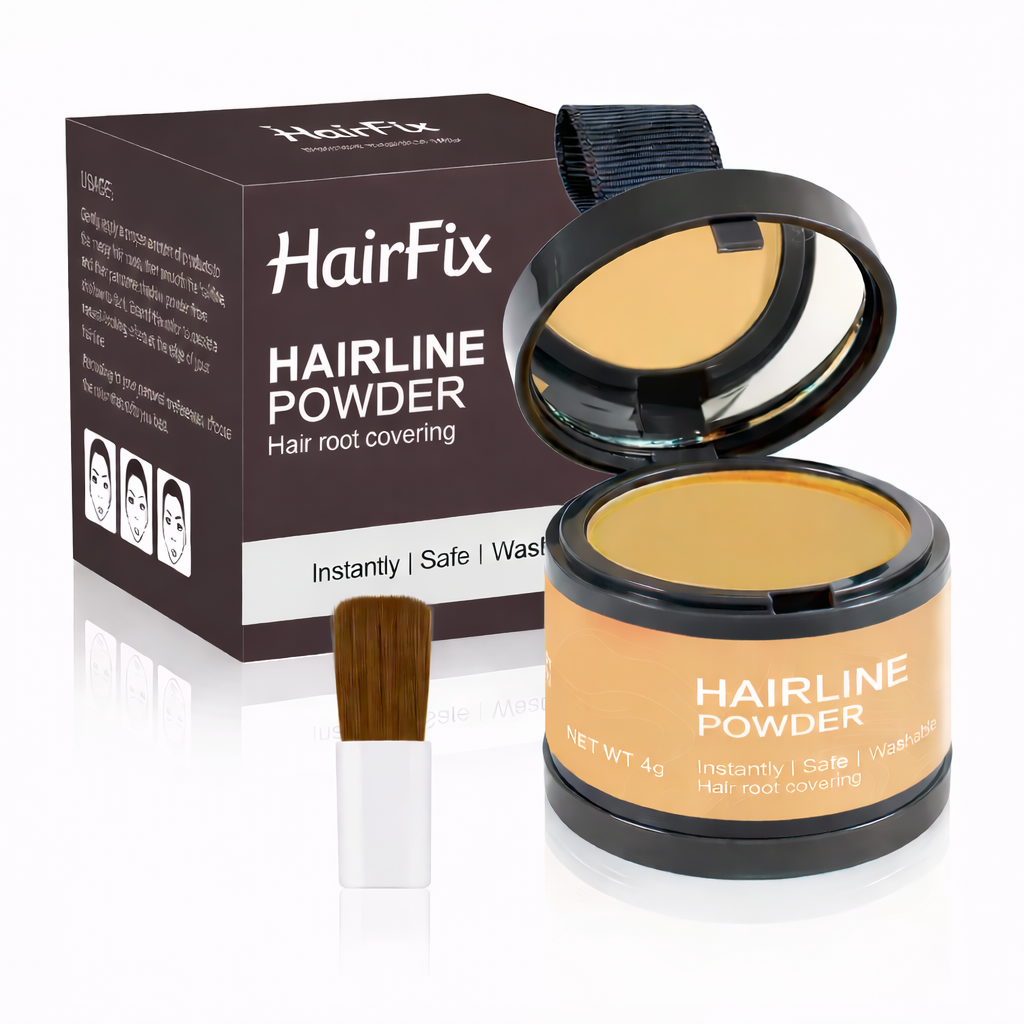HairFix Poeder – Vollere haarlijn in 30 seconden.
