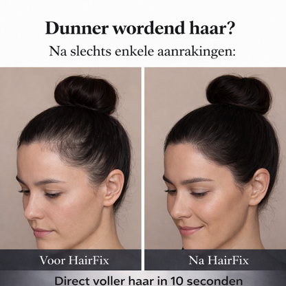 HairFix Poeder – Vollere haarlijn in 30 seconden.