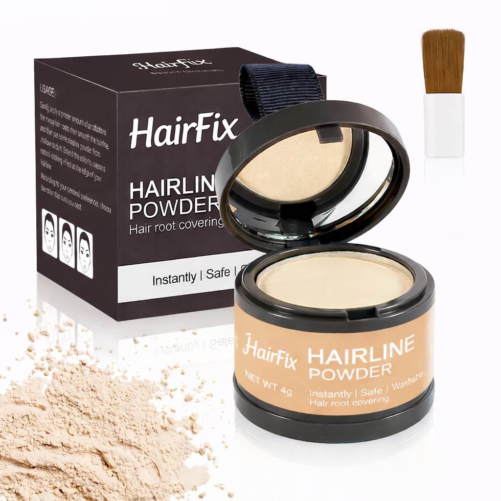 HairFix Poeder – Vollere haarlijn in 30 seconden.