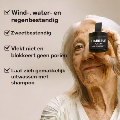 HairFix Poeder – Vollere haarlijn in 30 seconden.