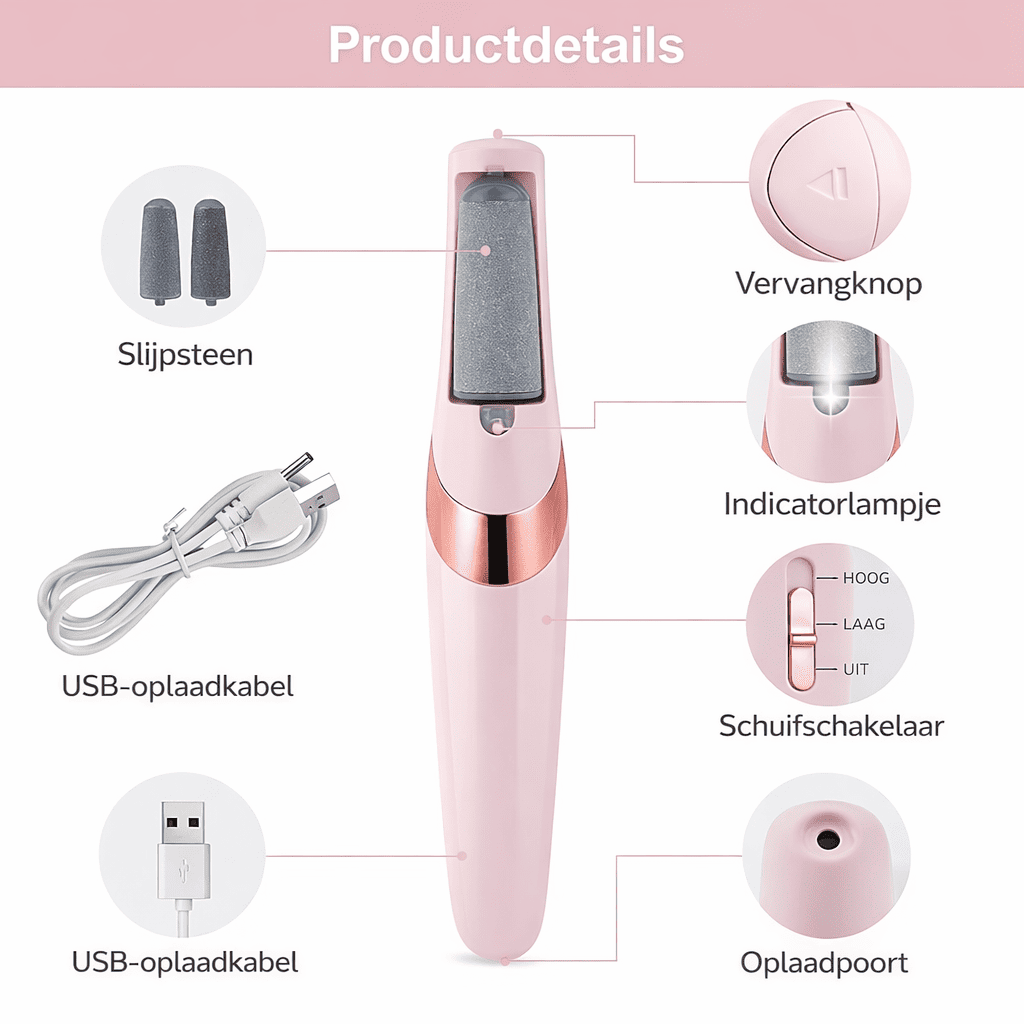 SOLEA™ PediCare - Verwijder eelt en krijg zijdezachte voeten gewoon thuis