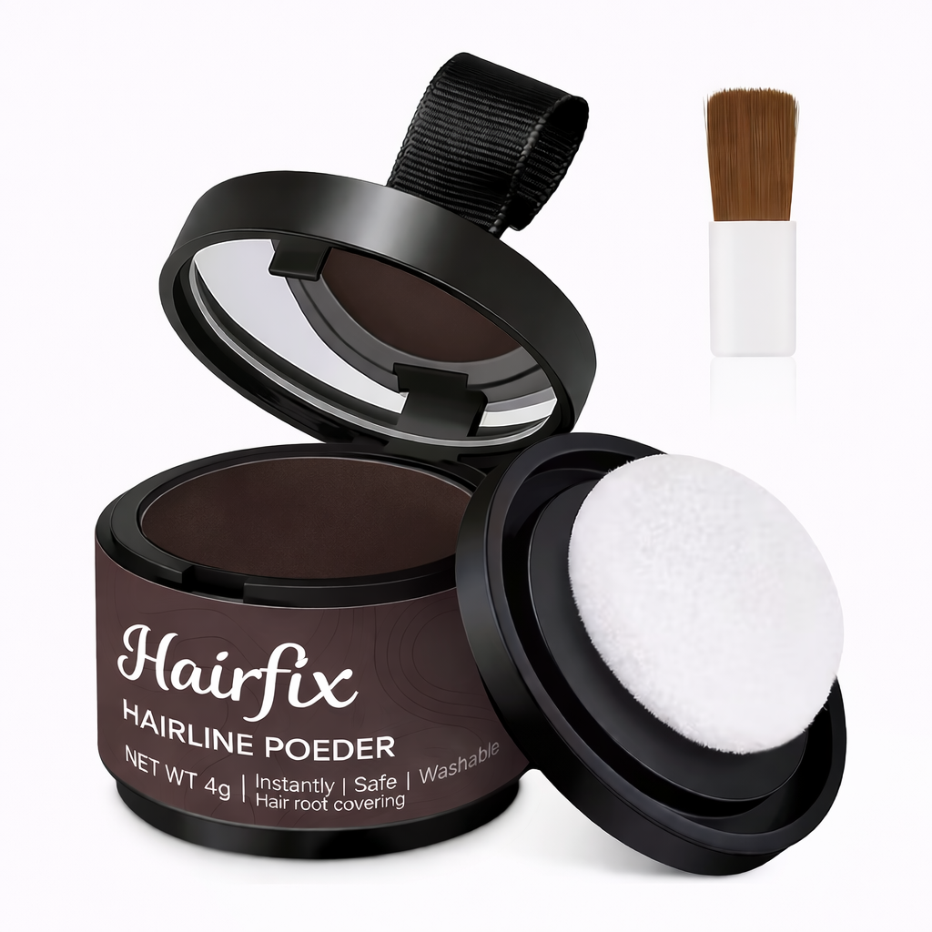 HairFix Poeder – Vollere haarlijn in 30 seconden.