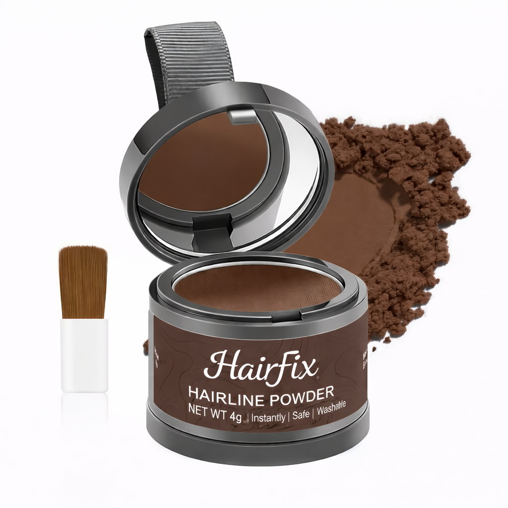 HairFix Poeder – Vollere haarlijn in 30 seconden.